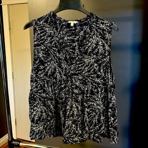 Lucky Brand navy blouse